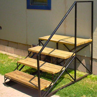 Ornamental Iron Steps - Misc #5 | Tumbleweed-Mfg | Amarillo, TX