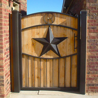 Ornamental Iron Gate #5 | Tumbleweed Mfg | Amarillo, TX