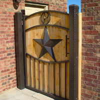 Ornamental Iron Gate #6 | Tumbleweed Mfg | Amarillo, TX